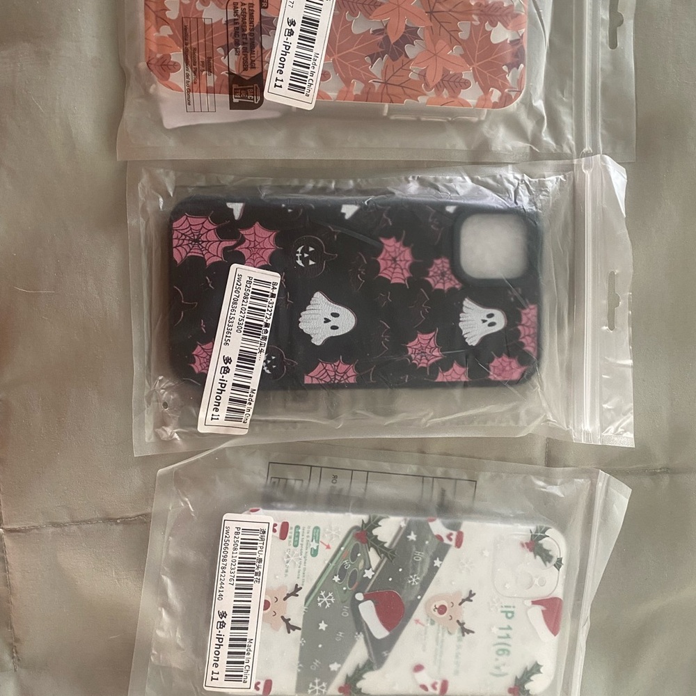 Holiday Themed Phone Case - Halloween, thanksgiving and Christmas